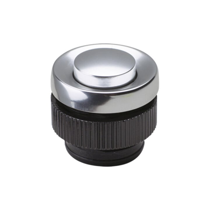 Grothe Klingeltaster rund 11,5mm Knopf alu, Hülse alu PROTACT 210 AL