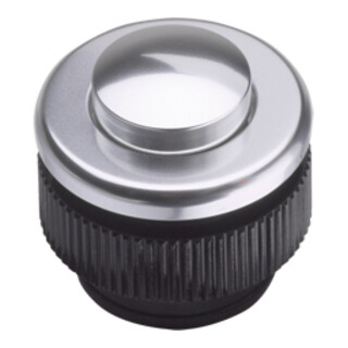 Grothe Klingeltaster rund 11,5mm Knopf alu, Hülse alu PROTACT 310 AL