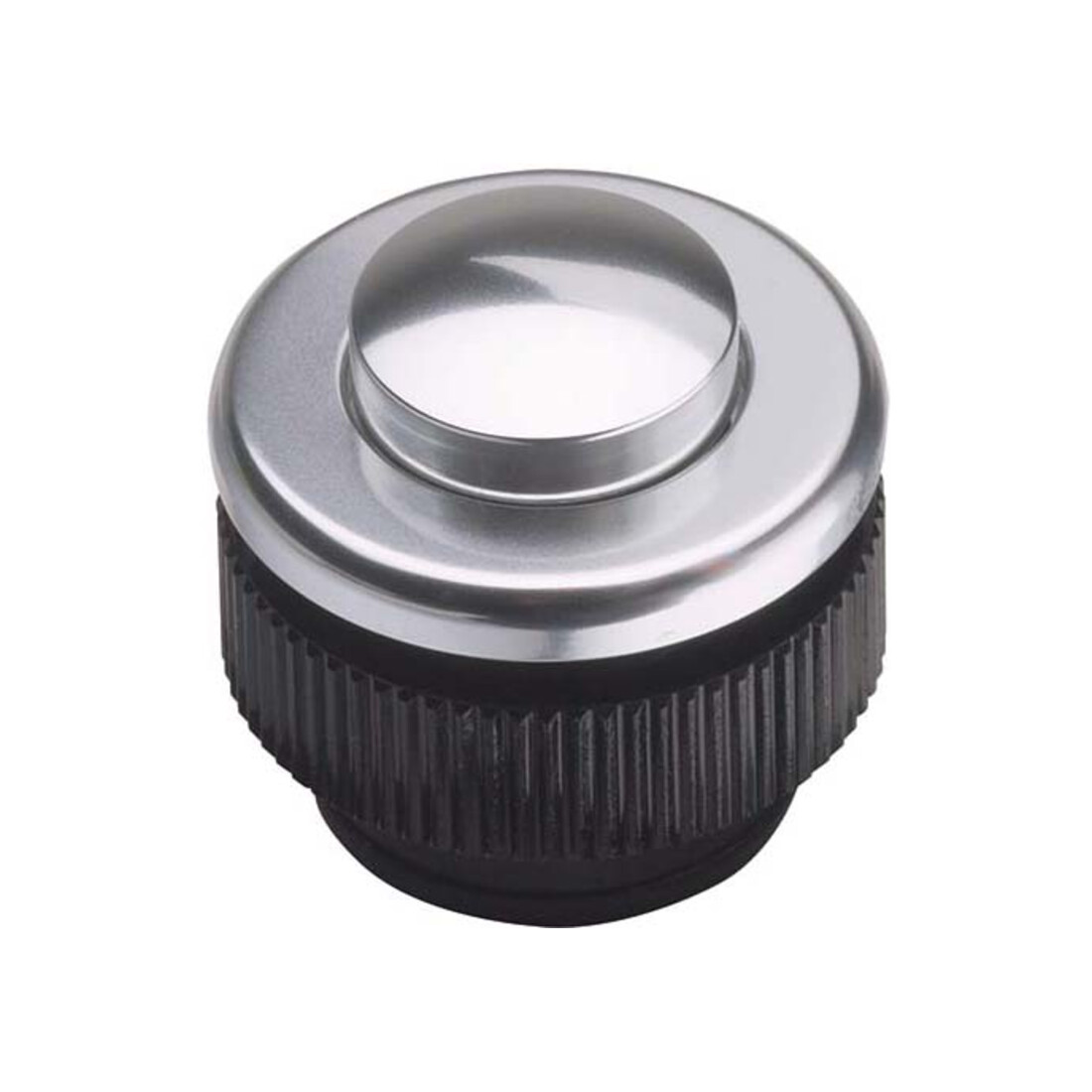 Grothe Klingeltaster rund 11,5mm Knopf alu, Hülse alu PROTACT 310 AL