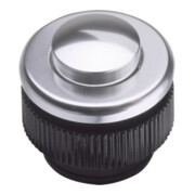 Grothe Klingeltaster rund 11,5mm Knopf alu, Hülse alu PROTACT 310 AL-3