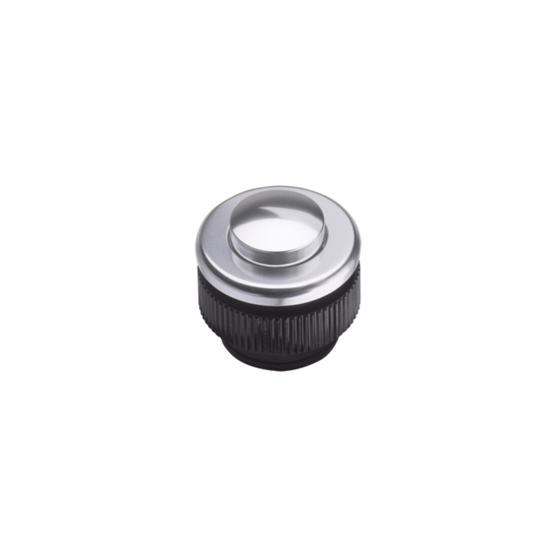 Grothe Klingeltaster rund 11,5mm Knopf alu, Hülse alu PROTACT 310 AL