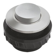 Grothe Klingeltaster rund 11,5mm Knopf alu, Hülse alu PROTACT 410 AL-3