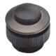 Grothe Klingeltaster rund 11,5mm Knopf sw, Hülse alu PROTACT 420 AL-KS