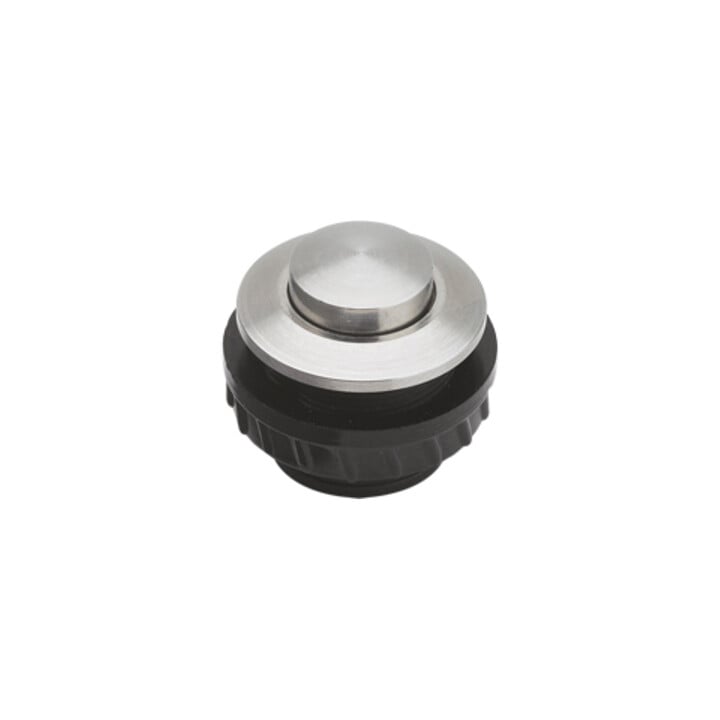 Grothe Klingeltaster rund 11,5mm Knopf V2A, Hülse V2A PROTACT 450 VA