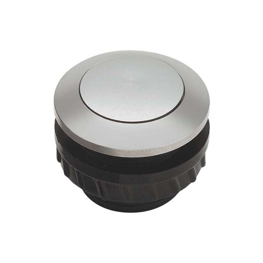 Grothe Klingeltaster rund 14,5mm Knopf alu, Hülse alu PROTACT 110 AL
