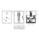 Grothe Sonnette électronique 17 sons, blanc/argent CROMA 230A