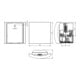 Grothe Sonnette électronique 8-12V, 83dB, blanche, 4x1,5V GONG 225 A