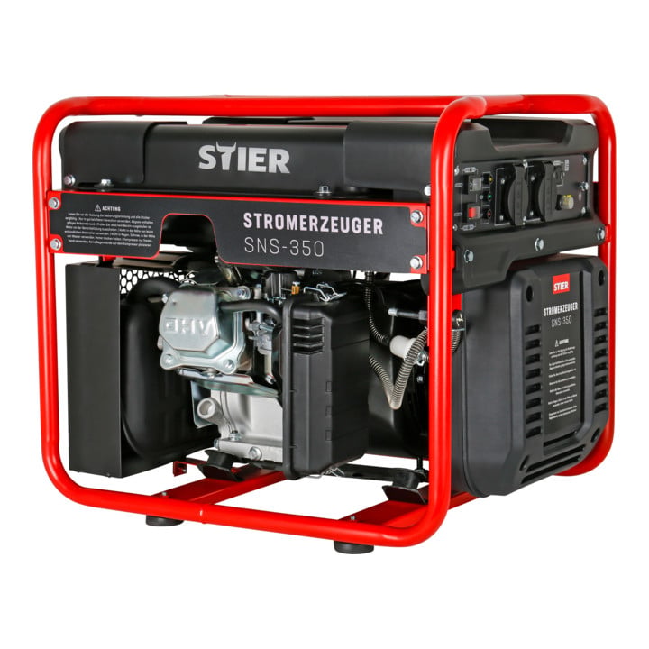 Groupe électrogène SNS-350 STIER, 3,5 kW, 69 dB(A)