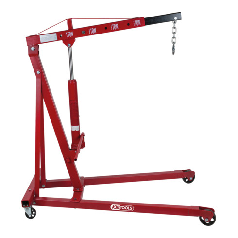 Grue d'atelier KS Tools avec châssis verrouillable, 1000kg