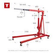 Grue d'atelier STIER, 2 tonnes-2