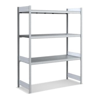 Bito Ensemble de rayonnage à grands casiers avec 3 niveaux, champ de base galvanisé