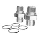 Grundfos Accessoires pour pompes centrifuges Jeu de brides PJE Rp2in pour CM15-CM25-1