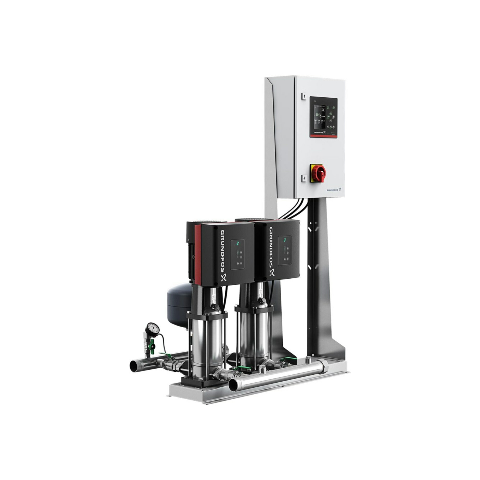 Grundfos Druckerhöhungsanlage Hydro MPC-E 2CRIE5-4 16bar 3x400V 0,75kW