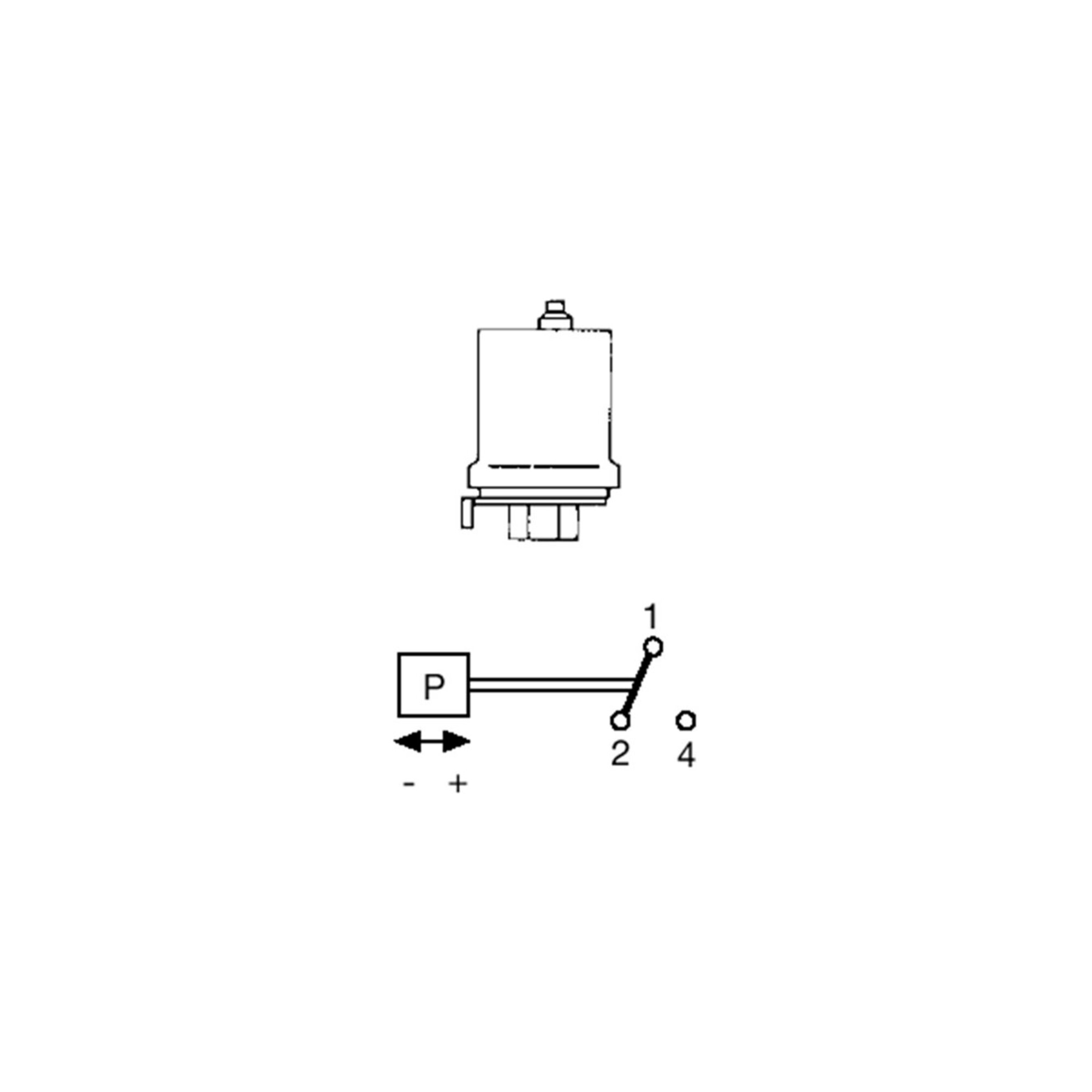 Grundfos Druckschalter FF4-4 0,22-4 bar 1polig, R 3/8