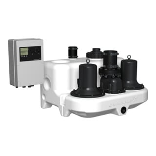 Grundfos Hebeanlage Multilift MD 12.1.4, 1,4 kW, 1x 230 V
