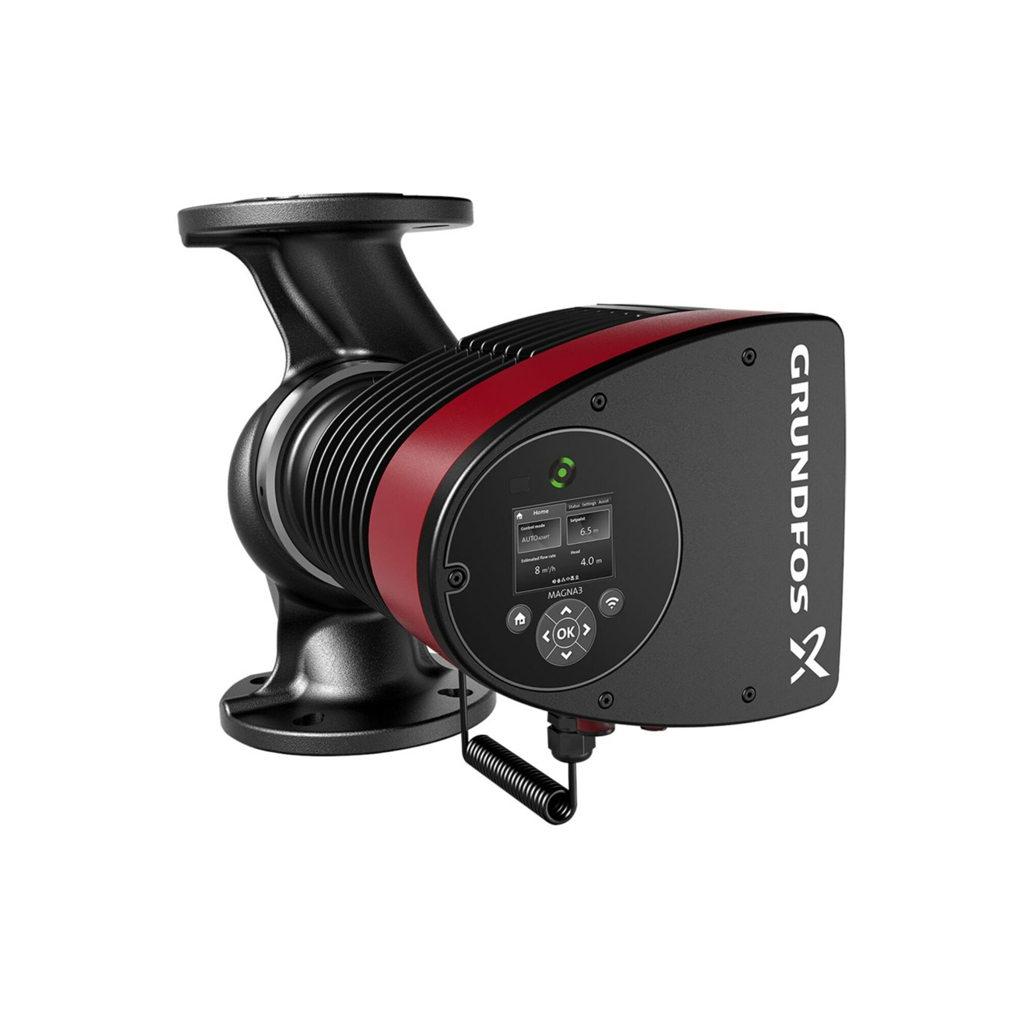 Grundfos Heizungsumwälzpumpe MAGNA3 100-80 F, 450mm, DN 100, PN 10, 230 V