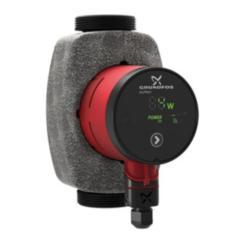 Grundfos Hocheffizienz Umwälzpumpe Alpha1 32-60, G 2, 180mm, PN 10, 230 V