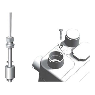 Grundfos Interrupteur à flotteur magnétique 10 m, pour dispositif d'alarme LC A2