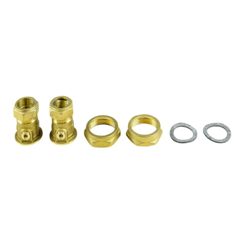 Grundfos Jeu de clapets à bille G 1 1/4/d 22mm, avec ÜWM, laiton