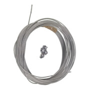 Grundfos Niro-Stahlseil 20 m, d= 2mm, mit 4x Bügelklemmen