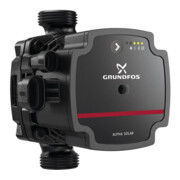 Grundfos Pompe primaire solaire Alpha 15-75, G 1, 130 mm, PN 10, 230 V