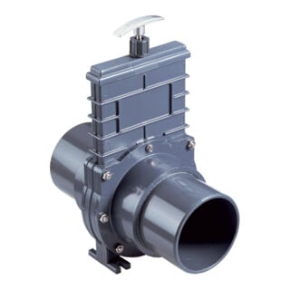 Grundfos Robinet d'arrêt d'alimentation PVC/Inox, DN 100, PN 2,5