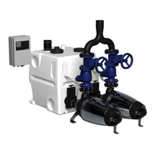 Grundfos Station de relevage Multilift MD1 80. 80.40, 4 kW, étoile/triangle