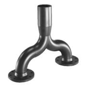 Grundfos Tuyau pantalon DN 80/d 110 mm, acier, pour stations de relevage