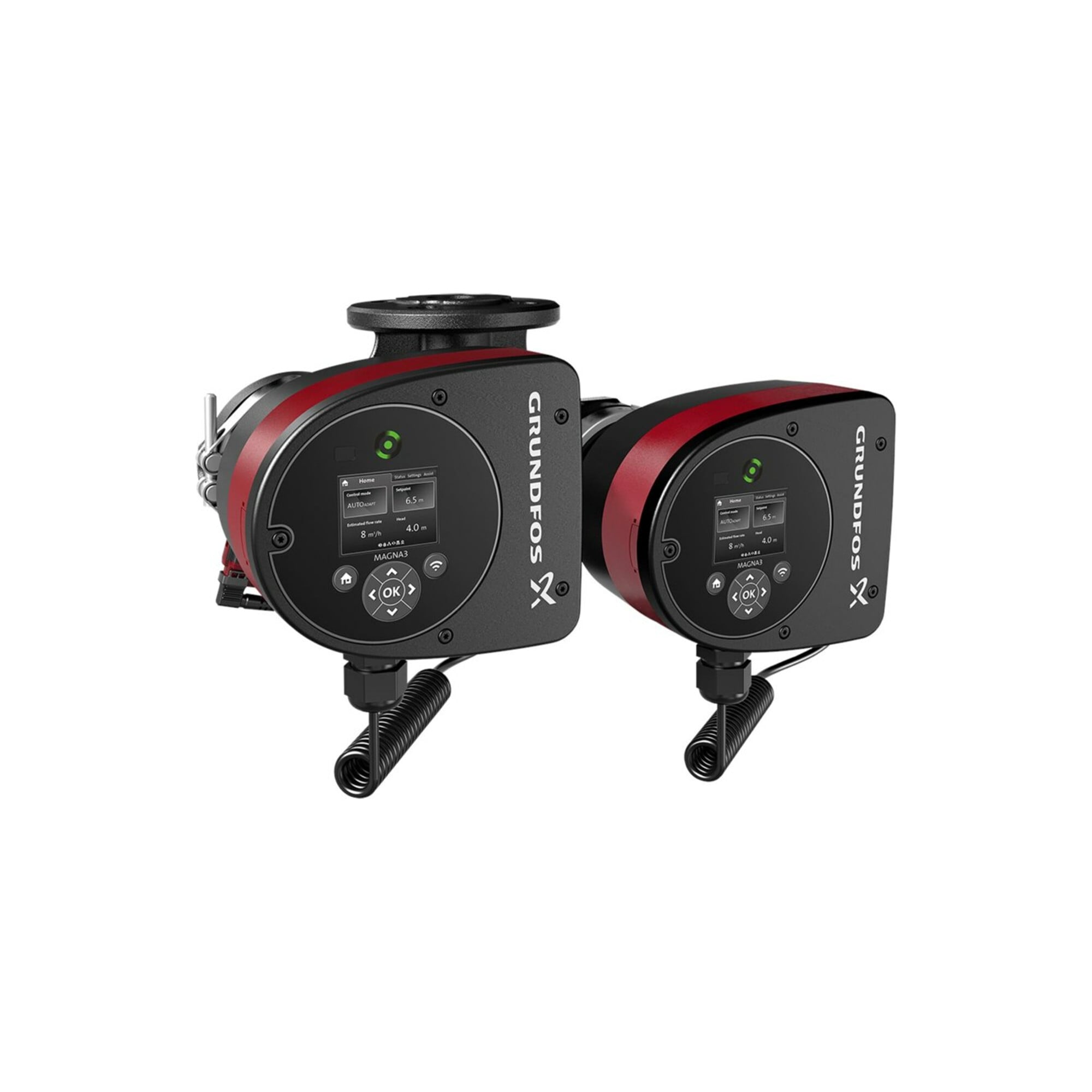 Grundfos Umwälzdoppelpumpe MAGNA3 D 32-100F, 220mm, DN 32, PN 16, 230 V