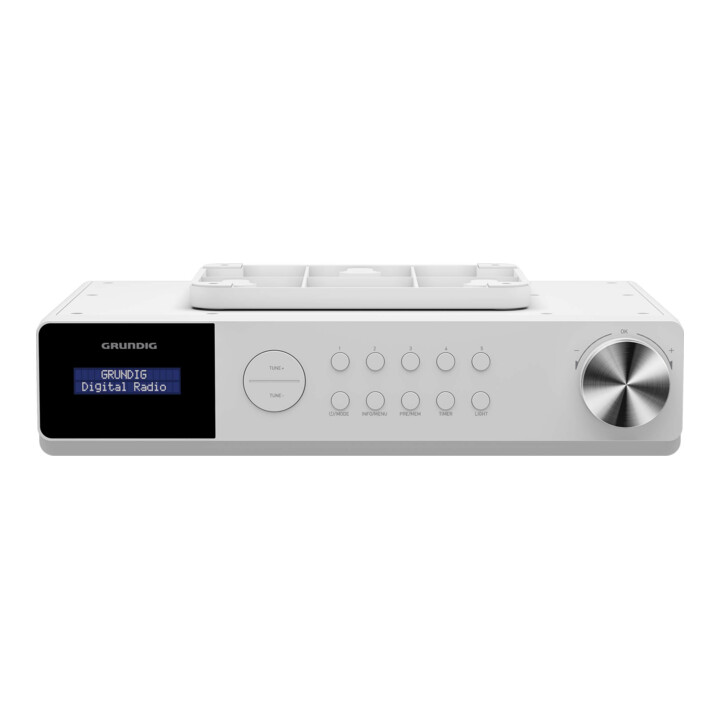 Grundig DAB+ Uhrenradio +UB-Zubehör DKR1000BTDAB+ ws
