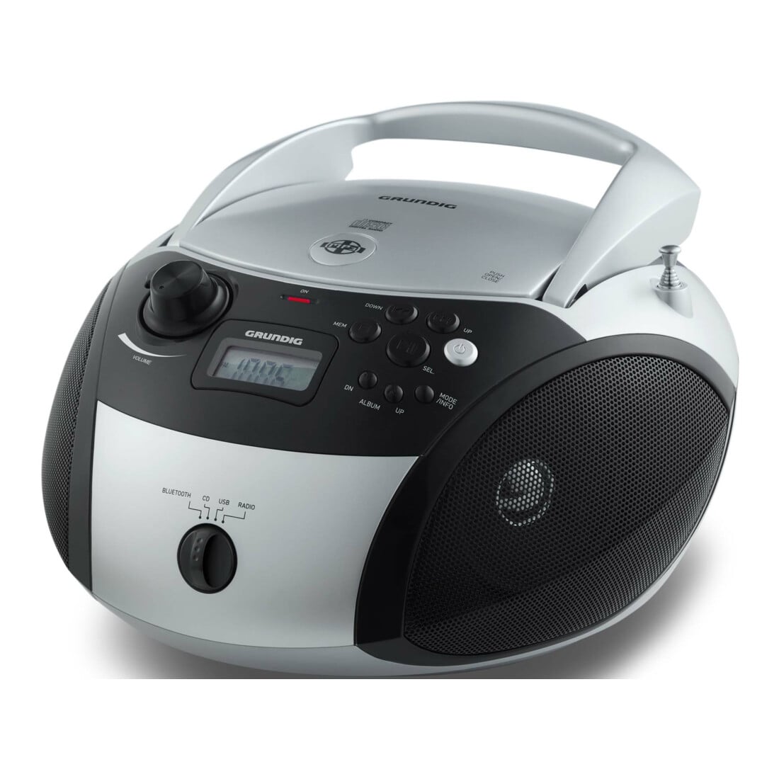 Grundig Radiorecorder/Boombox CD,BT,MP3,WMA GRB3000BT si/sw
