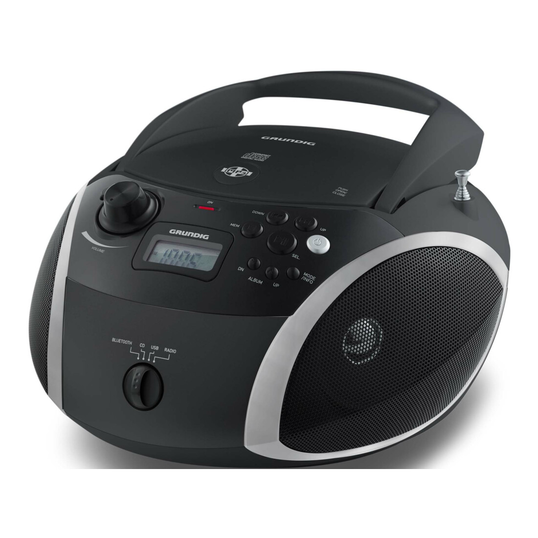 Grundig Radiorecorder/Boombox CD,BT,MP3,WMA GRB3000BT sw/si