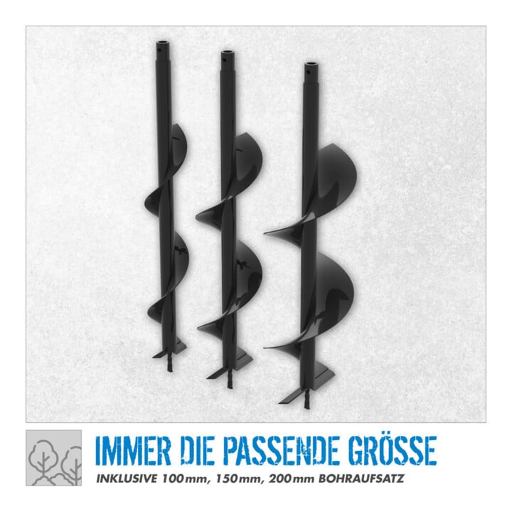 Güde Perceuse à tarière motorisée GE 1450.1 moteur essence 2 temps