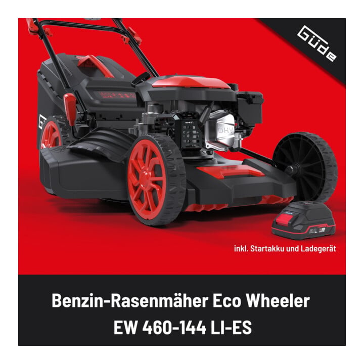Güde Benzin-Rasenmäher Eco Wheeler EW 460-144 LI-ES 460mm 144cm³