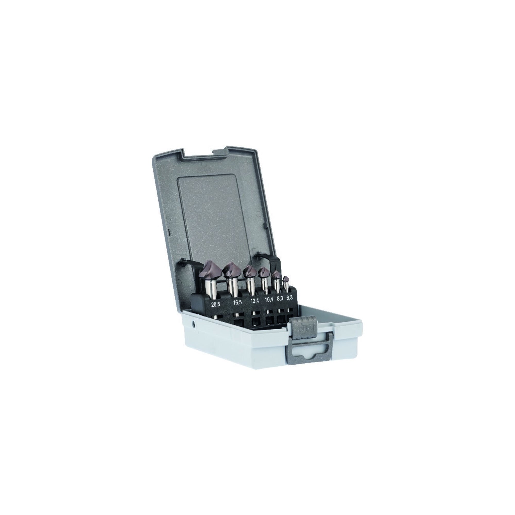 GÜHRING Kegelsenker-Set SpyroTec HSCO spiralisiert C 90G 3Flächenschaft 6,3-20,5mm TiAlN