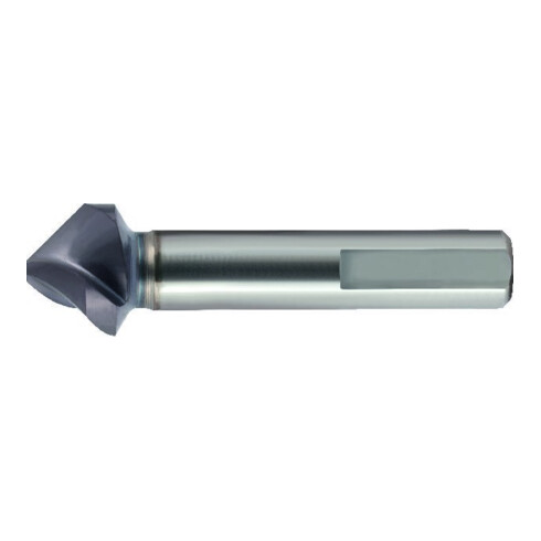 GÜHRING Kegelsenker SpyroTec HSCO spiralisiert Form C 90G 3-Flächenschaft 10,0mm TiAlN