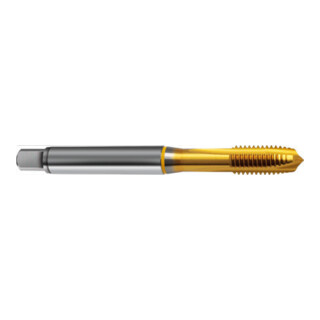 Gühring Maschinen-Gewindebohrer HSSE M8 ISO2/6H TiN Form B DIN 371