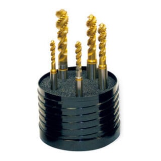 Gühring Maschinen-Gewindebohrer Satz HSSE-PM M5-M12 5 Teile Sackloch ISO2/6H