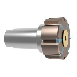 Gühring Maschinen-Reibahle HR 500 GT D 74mm H7 TiAlN-nanoA
