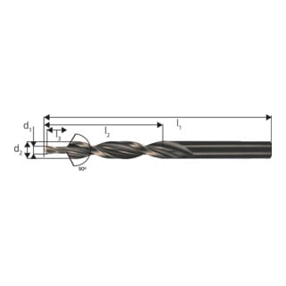 GÜHRING Mehrfasenstufenbohrer D8374 HSS M10 90G