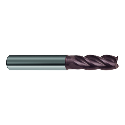Gühring Ratiofräser lang DIN6527 VHM FIRE INOX Z4 Schaft HA 16mm