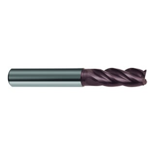 Gühring Ratiofräser lang DIN6527 VHM FIRE INOX Z4 Schaft HA 8mm