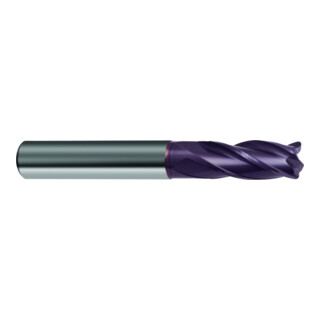 Gühring Schaftfräser lang DIN6527 VHM FIRE Schaft HA Z4 12/2mm