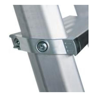 Günzburger Aluminium-Stufenstehleiter ML beidseitig begehbar