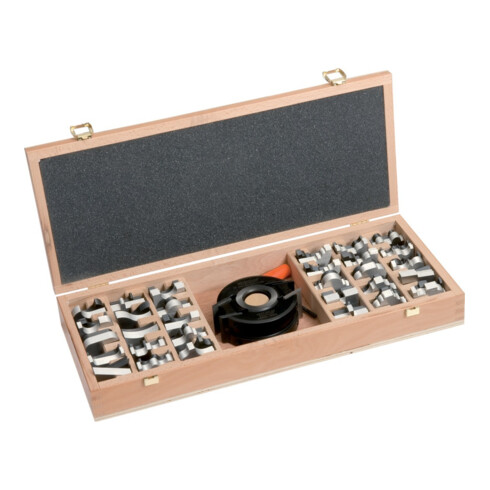 GUHDO Ensemble d'outils universels Profil 1-10 en coffret bois