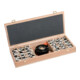 GUHDO Ensemble d'outils universels Profil 1-6 en coffret bois-1