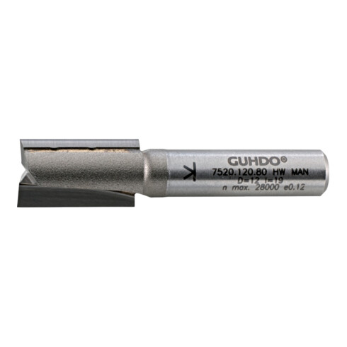 GUHDO Fraise à rainurer HW D6 l25 L63 S8 Z2