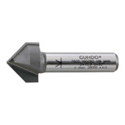 GUHDO Fraise à rainurer HW-V Z2 S8 D16 90°