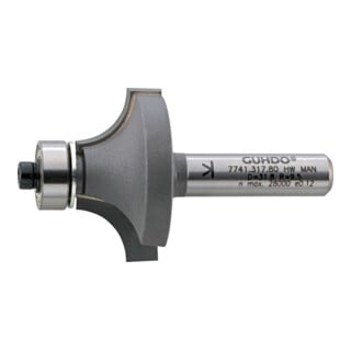 GUHDO HW-Abrundfräser Z2 S8 D31,7 R9,5