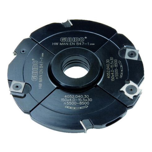 GUHDO HWWPL Rainureuse réglable Z4+V4 150x8-30x30 mm 3-d MAN